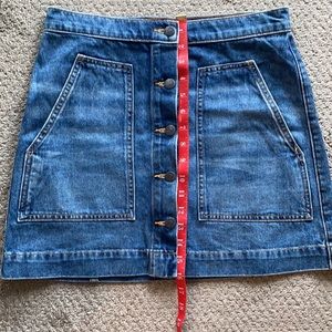 Veronica Beard Getty Denim Skirt - NWOT Sz 27